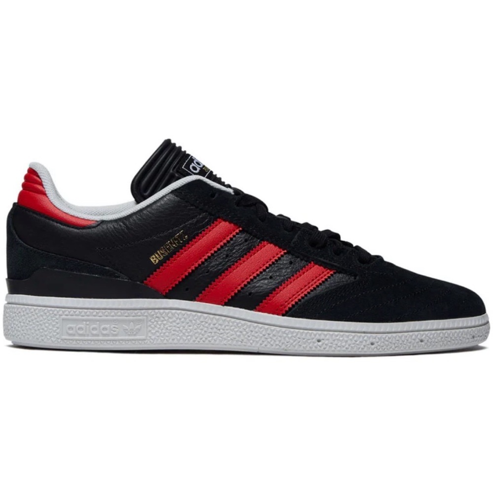 Adidas Busenitz Black and Red Skate Shoes